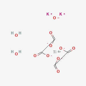 POTASSIUM TITANIUM OXIDE OXALATE 분자 구조