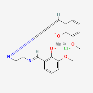ETHYLBISIMINOMETHYLGUAIACOL MANGANESE CHLORIDE 분자 구조