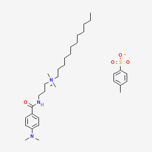 DIMETHYLPABAMIDOPROPYL LAURDIMONIUM TOSYLATE Estructura molecular