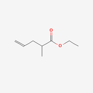 4-Pentenoic acid, 2-methyl-, ethyl ester 분자 구조