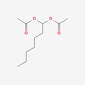 HEPTYLIDENE DIACETATE 분자 구조