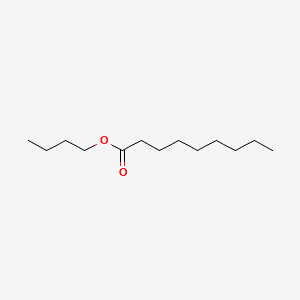 Nonanoic acid, butyl ester 분자 구조