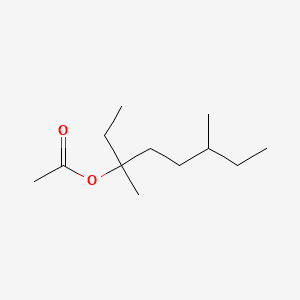 3-Octanol, 3,6-dimethyl-, acetate 분자 구조