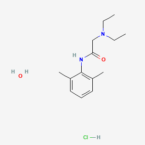 LIDOCAINE HCL 분자 구조