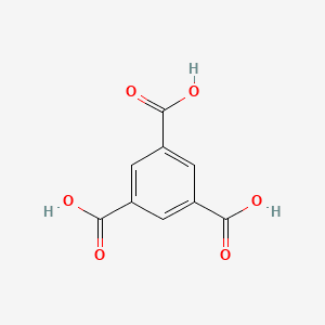 1,3,5-Benzenetricarboxylic acid 분자 구조