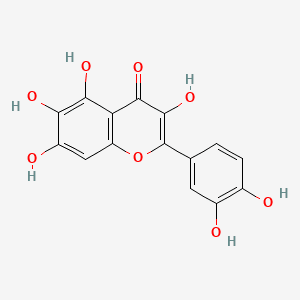 QUERCETAGETIN 분자 구조