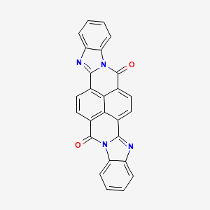 Bisbenzimidazo[2,1-b:2',1'-i]benzo[lmn][3,8]phenanthroline-8,17-dione 분자 구조