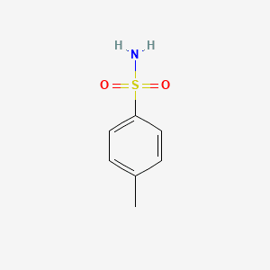 Benzenesulfonamide, 4-methyl- 분자 구조