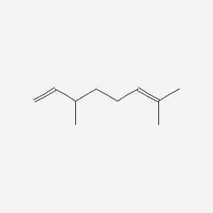 1,6-Octadiene, 3,7-dimethyl- 분자 구조