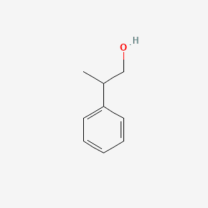 Benzeneethanol, .beta.-methyl- 분자 구조