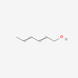 2,4-HEXADIENOL 분자 구조
