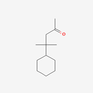 CYCLOHEXYL-4-METHYLPENTAN-2-ONE 분자 구조