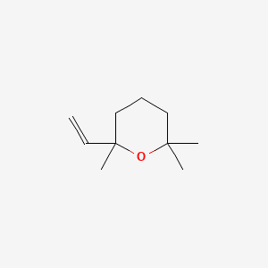 TRIMETHOXY-2-VINYLTETRAHYDROPYRAN 분자 구조