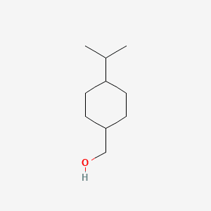 Cyclohexanemethanol, 4-(1-methylethyl)-, cis- 분자 구조