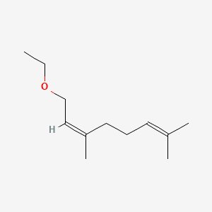 2,6-Octadiene, 1-ethoxy-3,7-dimethyl-, (Z)- 분자 구조