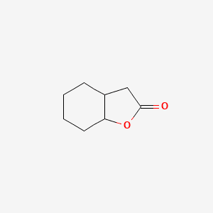 HEXAHYDRO-BENZOFURANONE 분자 구조