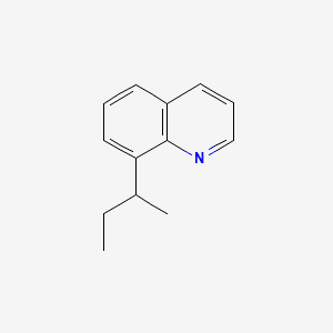 8-TERT-BUTYLQUINOLINE 분자 구조