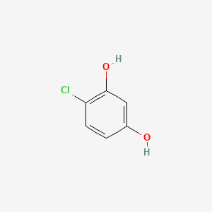 1,3-Benzenediol, 4-chloro- 분자 구조