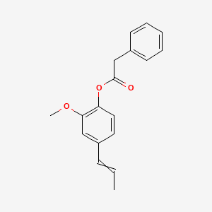 ISOEUGENYL PHENYLACETATE 분자 구조