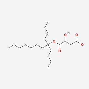 DIBUTYLOCTYL MALATE 분자 구조