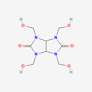 TETRAMETHYLOLGLYCOLURIL 분자 구조