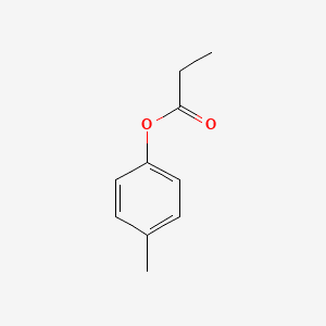 Propanoic acid, 4-methylphenyl ester 분자 구조