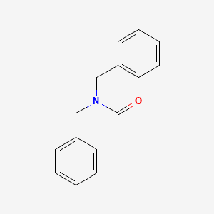 DIBENZYLACETAMIDE 분자 구조