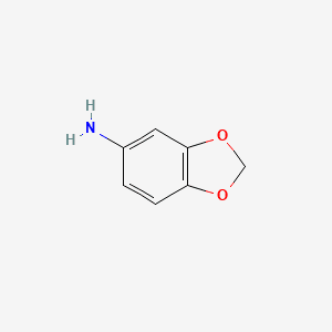 3,4-METHYLENEDIOXYANILINE 분자 구조