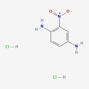 2-NITRO-P-PHENYLENEDIAMINE DIHYDROCHLORIDE 분자 구조