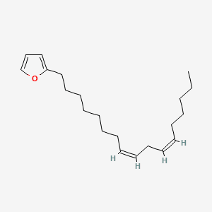 HEPTADECADIENYL FURAN 분자 구조