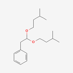 PHENYLACETALDEHYDE DIISOAMYL ACETAL 분자 구조