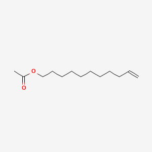 10-UNDECENYL ACETATE 분자 구조