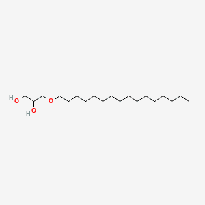 CETYL GLYCERYL ETHER 분자 구조