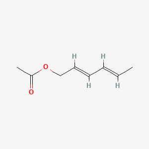 2,4-HEXADIENYL ACETATE 분자 구조