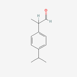 ISOPROPYLPHENYL-PROPIONALDEHYDE 분자 구조