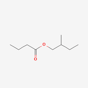2-METHYLBUTYL BUTYRATE 분자 구조