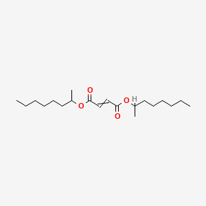 BIS-(1-METHYLHEPTYL) MALEATE 분자 구조