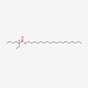 STEARYL ETHYLHEXANOATE 분자 구조