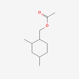 2,4-DIMETHYLCYCLOHEXYLMETHYL ACETATE 분자 구조