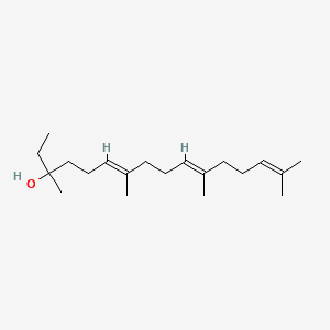 6,10,14-Hexadecatrien-3-ol, 3,7,11,15-tetramethyl- 분자 구조