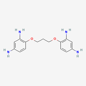 1,3-BIS-(2,4-DIAMINOPHENOXY)PROPANE 분자 구조