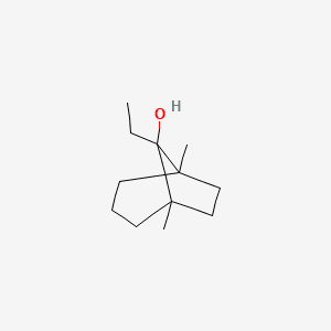 8-ETHYL-1,5-DIMETHYLBICYCLO-8-OCTANOL 분자 구조