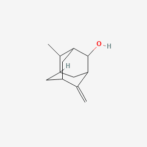 METHYL-METHYLENE-TRICYCLODECANOL 분자 구조