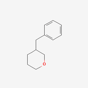 BENZYL TETRAHYDROPYRAN 분자 구조