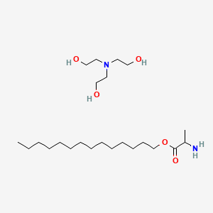 TEA-MYRISTAMINOPROPIONATE 분자 구조