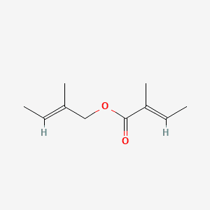 TRANS-METHYLBUTENYL TIGLATE 분자 구조