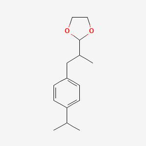 CYCLAMEN ALDEHYDE ETHYLENEGLYCOL CYCLIC ACETAL 분자 구조