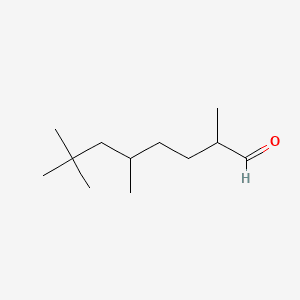 TETRAMETHYL-OCTANAL 분자 구조