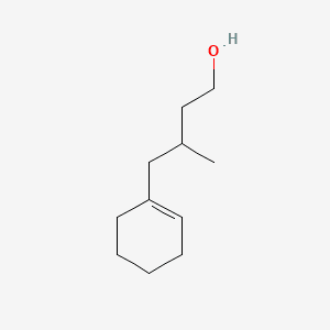 CYCLOHEXENYLMETHYL BUTANOL 분자 구조
