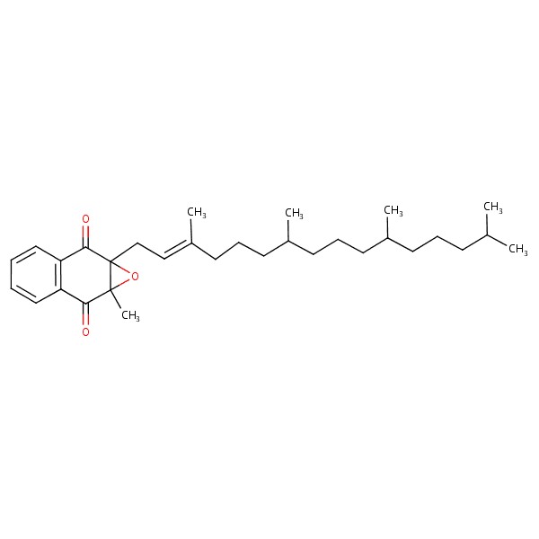 PHYTONADIONE EPOXIDE 분자 구조